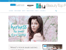 Tablet Screenshot of hairfluence.com